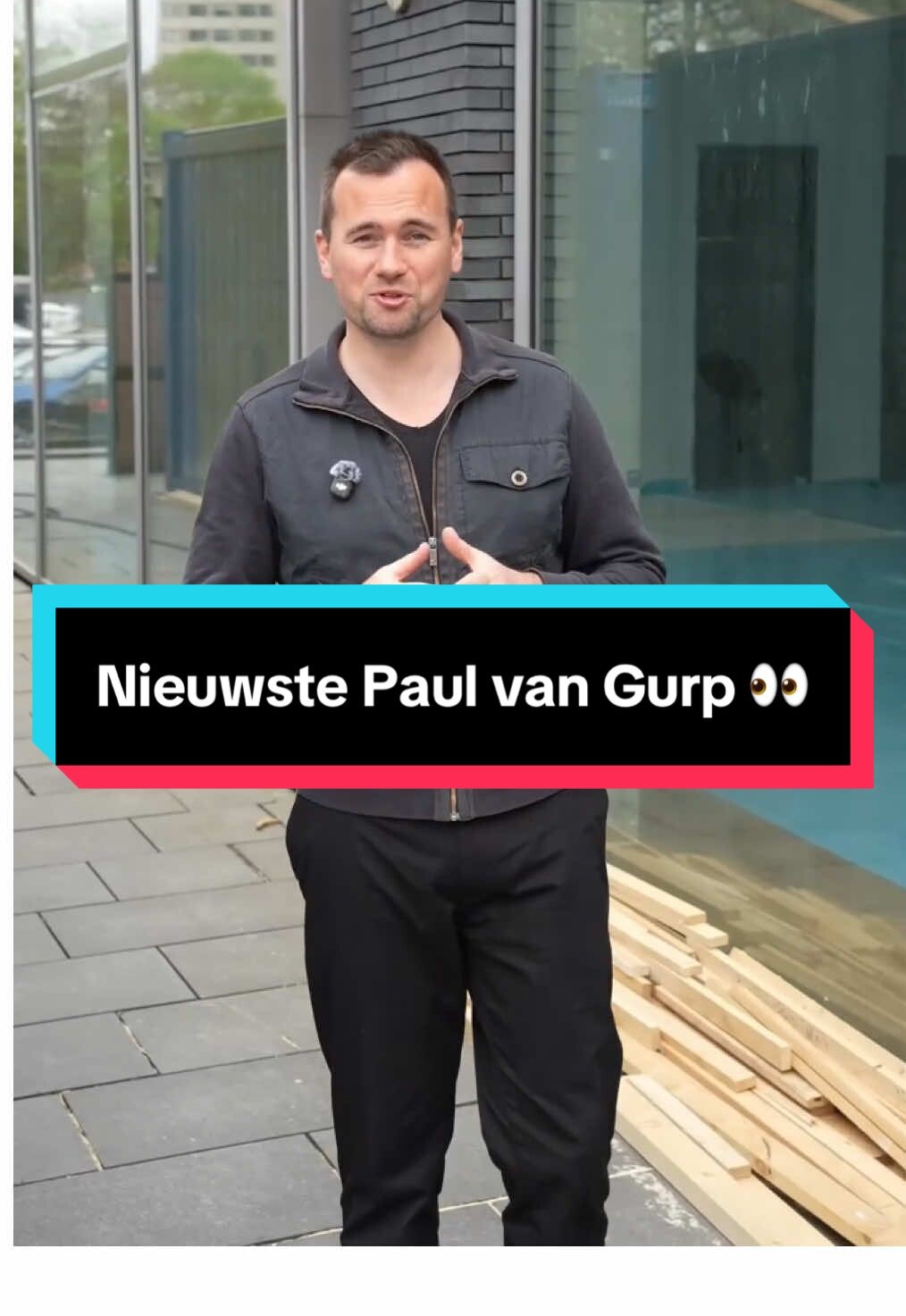 Paul van Gurp voor de nieuwe locatie op De Boreel in Deventer